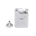 Mini Stainless Steel 5oz Hip Flask Liquor Alcohol Fuel Gas Gasoline Can. 