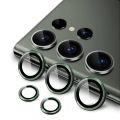 Samsung Galaxy S23 Ultra 5G Camera Lens Protecter Premium Tempered Glass Circle Film, Aluminum Alloy Full Fit Lens Ring Cover, (Anti-Scratch). 