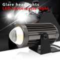 Mini Drive Fog Light For Car and Bike Mini LED Projector Fog Light LED Driving Lights 2 Color White | Yellow Fog Lights Spot Beam For All Bikes | Cars (1 pcs). 