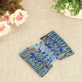 Girl's Women's Bead Magic Double African Butterfly Hair Clip Comb. 