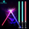 Green Home Glowing Lightsaber Cool Light Kids Adults Movie Cosplay LED Luminous Lightsaber. 