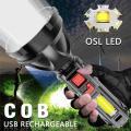 Flashlight Super Bright Rechargeable Flashlight Multi LED Long-Range Spotlight Light for Outdoor Fishing Torch. 