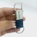Honda logo leather keychain. 