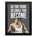 Bruce Lee Quote Poster Frame, Framed Bruce Lee Poster - Raqeeq OFD67. 