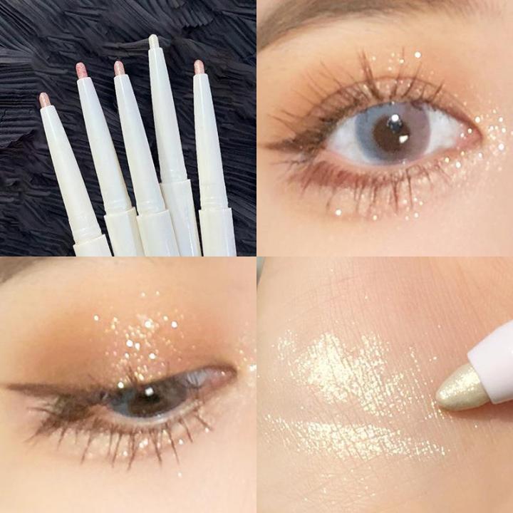 Eyes Pencil Shiny Glitter Pearlescent Highlight Pen Brighten Lying Silkworm Makeup Korean Eyeshadow Pen