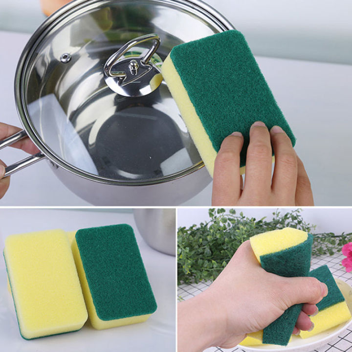 %E3%80%90FUN%20LIVE%E3%80%91%20Dishwashing%20Double-Sided%20Sponge%20Cleaning%20Square%20Strong%20Absorbent%20Sponge%20Scouring%20Pad%20Suitable%20For%20Kitchen%20Bathroom%20Bathtub%20Tile%20Car%20Washing%20-%20Image%203