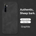 Lenuo For Realme 6 Sheepskin Leather Shockproof Case Luxury Matte Back Cover. 