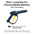 High Pressure Washer Spray Lance Set For M22-15 Fittings With Extension Rod. 