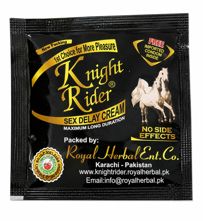 1x Knight Rider 1 Extra Timing Condoms Black 100% original | Daraz.pk