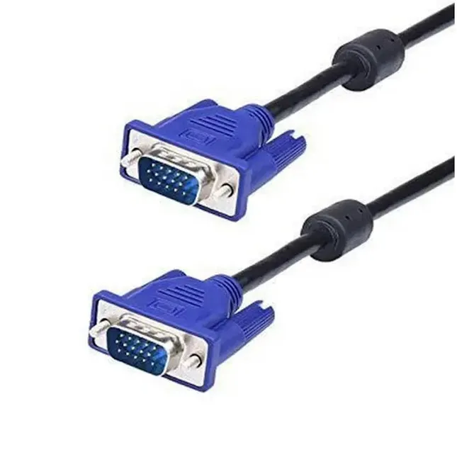 VGA Cable 6 Feet,Male VGA to VGA Male Monitor Computer Cable Adapter Cord HD15 1080P Full HD High 