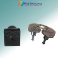 16mm DC & AC Stainless Steel ON OFF Electronic Key Switch 3 pin 2 way with 2 Keys Square Lock Key Switch. 