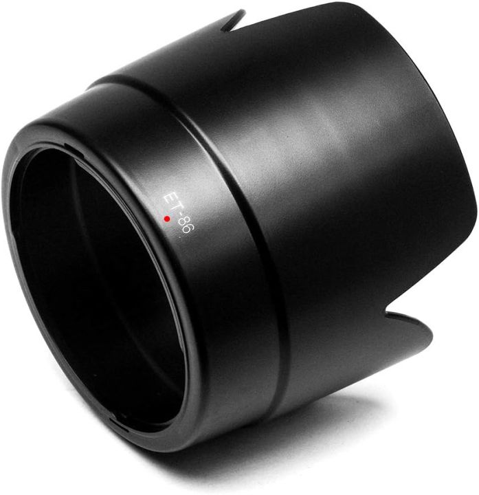 ET 86 Lens Hood Replacement Sun Shade - Plastic Lens Hood Camera Lens Hood Replacement Accessory for Backlight Photography - for EF 70-200mm f2.8 IS Cameras - for Canon EF 70-200mm f/2.8L IS USM Lens