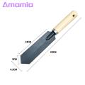 Easy to Carry Hand Trowel Premium Wood Handle Garden Shovel for Planting Weeding Durable Steel Spade Trowel for Soil Loosening Collection Garden Shovel with Diamond-shaped Head. 