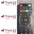 Triple H Tv Box Remote Control Universal KD Light Function Android Smart Tv Box Remote X96Q - X96 Mini - T95H - And All Others.. 