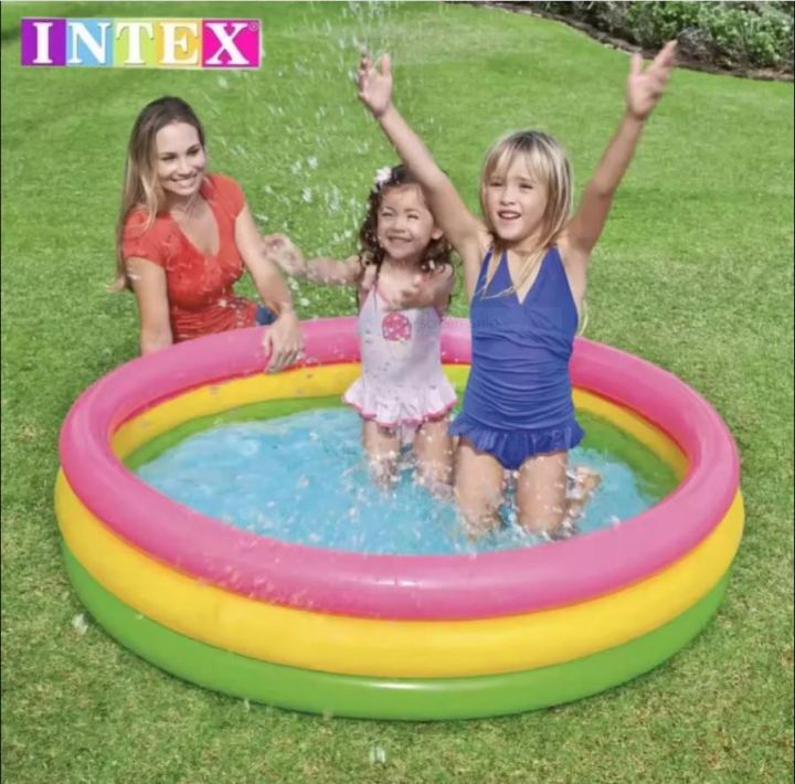Intex%20Sunset%20Glow%20Swimming%20Pool%20for%20Kids,%20Inflatable%20Round%20Colourful%20Ring%20Baby%20Pool%20Portable%20Baby%20Bath%20tub,%20Indoor%20&%20Outdoor%20(Multi%20Color)%20-%20Image%203