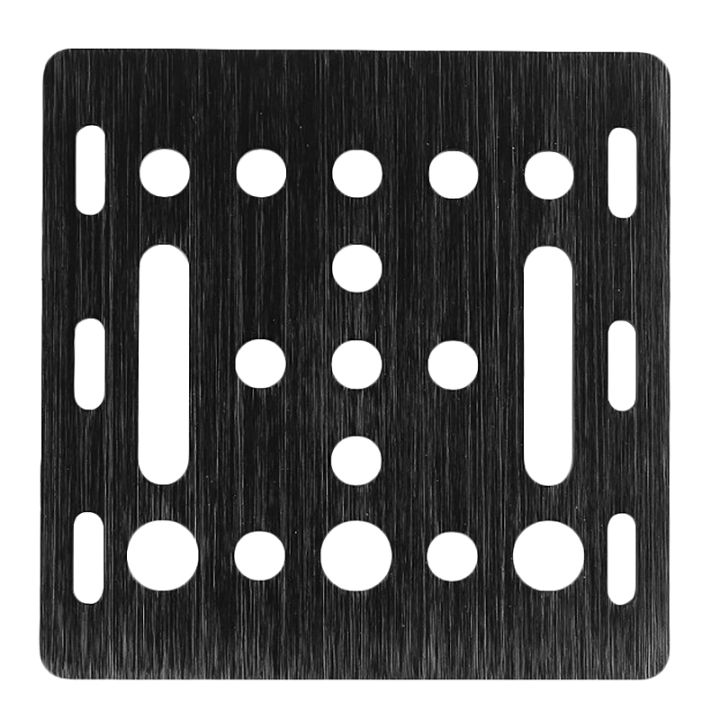3D Printer Part V-Slot Gantry Plate 20Mm Black Sand Blasting