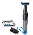 Philips BG1025/15 Trimmer 2 length setting Black and Grey Waterproof With AA Battery Power. 