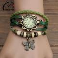 Oona Mall Bangle Watches Retro Butterfly Beads Pendant Chain. 