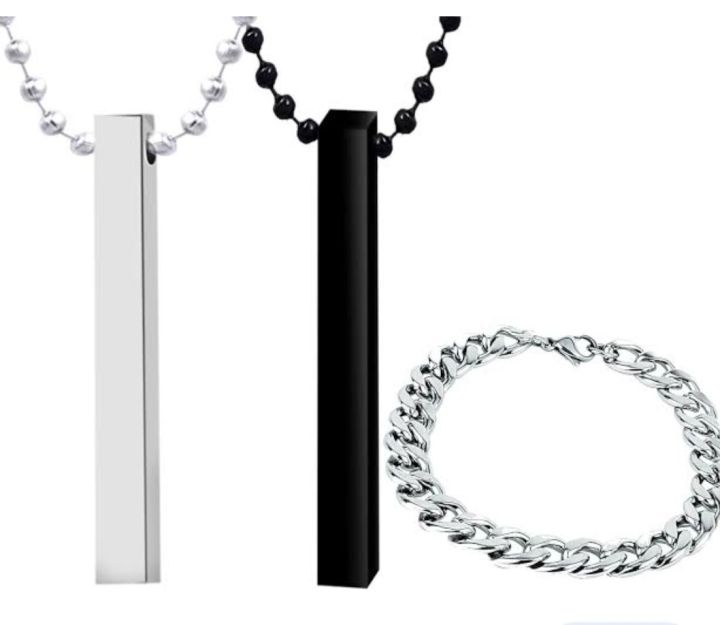 PACK%20OF%203%20MEGA%20DEAL%20FASHION%20STAINLESS%20STEEL%20%7C%20BLACK%203D-BAR%20STICK%20LOCKET%20+%20TITANIUM%20RING%20+%20CUBAN%20LINK%20CHAIN%20BRACELET%20FOR%20BOYS%20AND%20GIRLS%20%7C%20TRENDY%20JEWELRY%20SET%20FOR%20MEN%20AND%20WOMEN%20-%20Image%205
