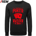 REM new brand men's sweatshirts cool Poker Hoodies Hipster Hip Hop long sleeve men's plus size Hoodies, sweatshirts. 