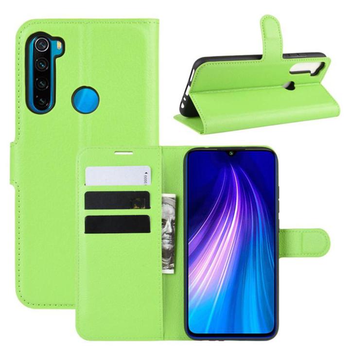 For Xiaomi Redmi Note 8 Leather Flip Cover Wallet Phone Case