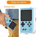 SUP Game Box Plus Rechargeable Battery Portable Game Console Support TV Connection & 2 Players Toy for Kids - 2 inches Display - Size Approx. 5 Inches - Blue. 