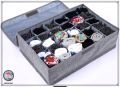 Socks and Underwear Organizer Box  Foldable 24 Cells Wardrobe Drawer Divider  Cupboard & Closet Organizer Storage Box for Undergarments Accessories.. 