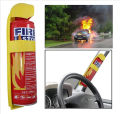 Portable Home - Car Fire Kill Stop Extinguisher Foam Spray 6 years long Expiry with Hanging Back Cover Stand - Aluminum Body Safety First For LTV HTV Bike Car Cycle Motorcycle Van Chingchi Rikshaw -Retardant Fluid 500ML. 