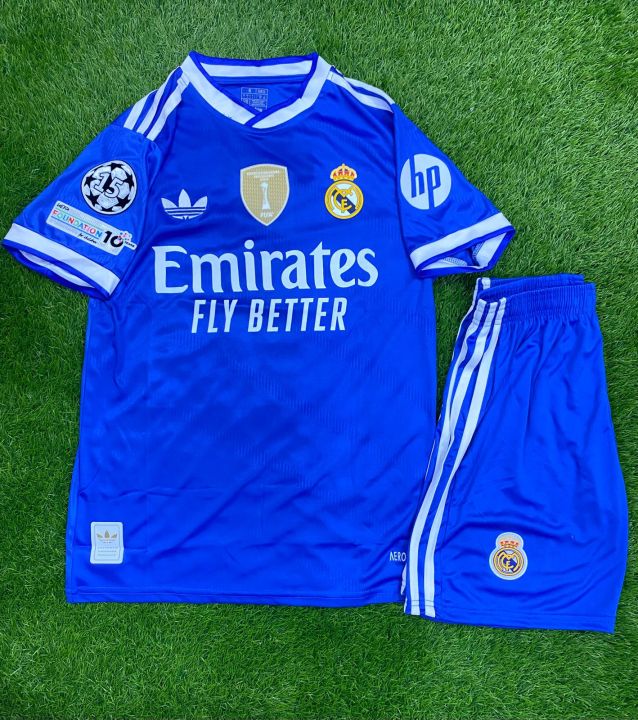 Real Madrid Third kit 24/25 Player version logos Real Madrid Shirt Real Madrid kit Football Shirt Football Shirt and Shorts Valverfe Shirt Mbappe Shirt Bellingham Shirt