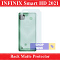 Infinix Smart HD 2021 Back Matte Protector Soft Skin Sheet Soft Film Protector For Infinix Smart HD 2021. 