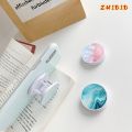 Glossy Popular Marble Expanding Phone Stand Grip Finger Rring Support Anti-Fall Round Foldable Mobile Phone Holder for Xiaomi. 
