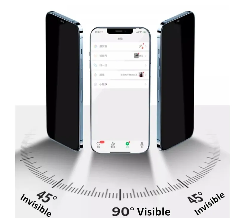 2 In 1 Privacy Screen Protector For OPPO Reno 12 Pro Anti Spy Soft Ceramic Matte Screen - Foto 3