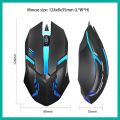 ZUNTUO M12 RGB Gaming Mouse with Mic & Silent Clicks — 800‑1600 DPI, USB Wired for PC / Laptop. 