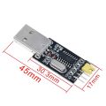 USB to TTL converter UART module CH340G CH340 3.3V 5V switch. 