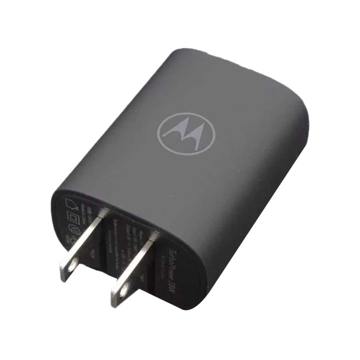 Motorola TurboPower™ Flip 18W Wall Charger / Motorola Fast Turbo Charger 18W US Power Adapter Micro USB/Type C Quick Charging