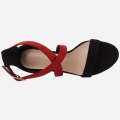 Unze London Women "JACK" Open Toe Stiletto Heel Sandals For Women - Sandals For Women. 