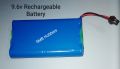 9.6v Rechargeable Battery Pack of AA Size 8 Cells for RC Cars, Toys  SM Connector. 