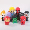 【Funny Bunny Toy Store】Marvel Avengers Hero Squishy Slow Rising Iron Man Thanos Squishies Toy Squeeze Stress Relief Toys For Kid. 