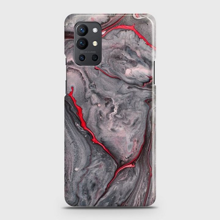 OnePlus 9R Cover - SkinLee HQ Hard Case - Lava Marble - SKINLEE-344-1-844-645