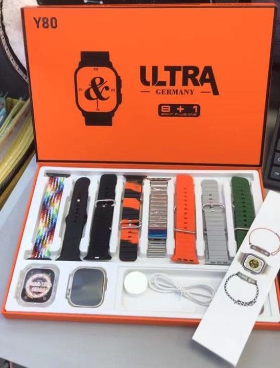 smart watch 7 STRAPS Ultra Smart Watch T800 ULTRA SMARTWATCH 1.99 inch The Smart Watch That Does It All Calls Texts Music Fitness Tracking and More (T800 Black ) Waterproof Wireless Charging