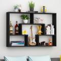 Modern Book Storage Shelf Living room Cabinet Indoor Decoration Wall Bookcase. 