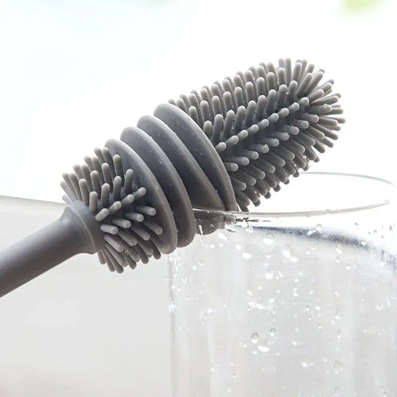 Silicone Bottle Cleaning Brush With Long Handle