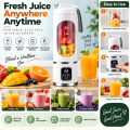 Portable Electric Juice Blender – Rechargeable Mini Fruit & Smoothie Maker. 