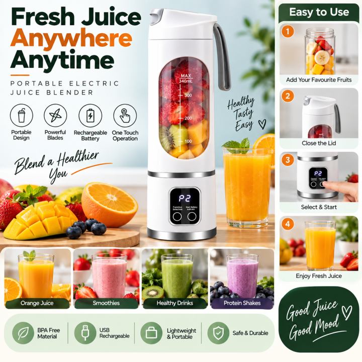 Portable%20Electric%20Juice%20Blender%20%E2%80%93%20Rechargeable%20Mini%20Fruit%20&%20Smoothie%20Maker%20-%20Image%202