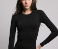 Girls Compression Base Layer Top Long Sleeve Thermal Gym Sports Shirt, Compression Shirt for woman. 