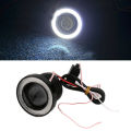 1*3.5 "Angel Eyes led fog light car SUV universal White driving head lamp 12V. 