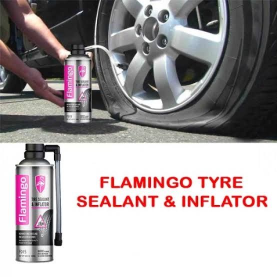 Flamingo Tire Sealant & Inflator – 450 ml