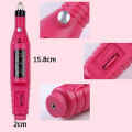 Electric Drill Nail File Acrylic Art File Manicure Pedicure Portable Machine Kit. 