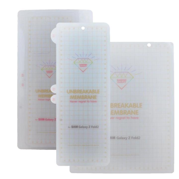 HD&Matte UNBreakable Membrane Screen Protector For Samsung Galaxy Z Fold 3 Full Cover Front Back Hydrogel Film For Galaxy Fold