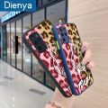 dienya For OPPO A94 OPPO Reno 5 Lite OPPO F19 Pro OPPO Re Case Fashion Tide Bear Thin Frosted Transparent Cover Lens Camera Protect Edge Full Cover Casing Hard Cases. 
